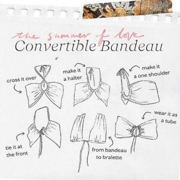 🔥🔥NWT Free People Summer Of Love Bandeau Bralette In Natural - Picture 5 of 5